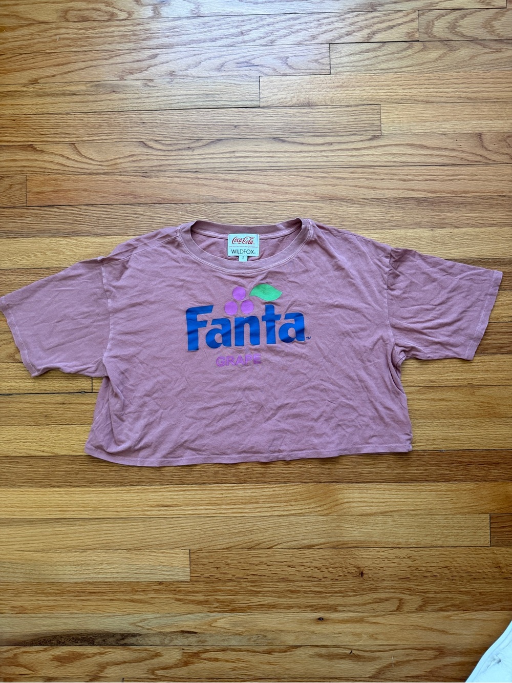 Wildfox x Coca Cola Fanta Graphic Crop Tee Size S 100% cotton